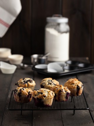 Blåbærmuffins