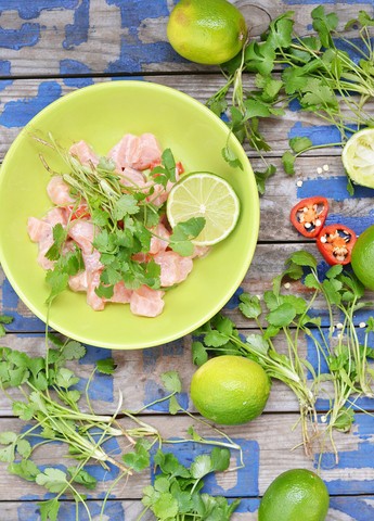 Ceviche av laks