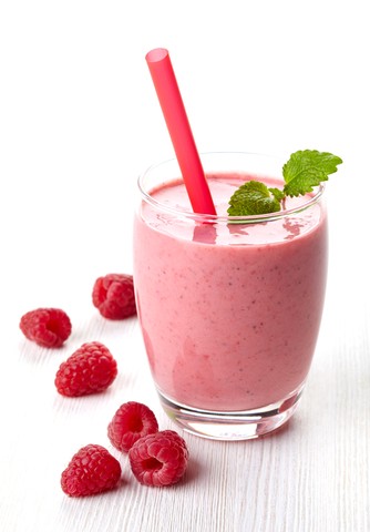 Bringebærsmoothie