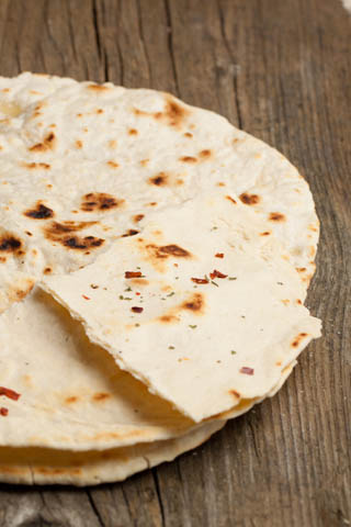 Hvetetortillas