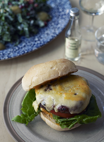 Cheeseburger med chiliaioli