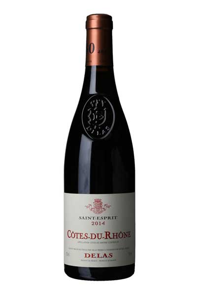 Vin til skrei og torsk Delas Saint-Esprit Côtes du Rhône 2014