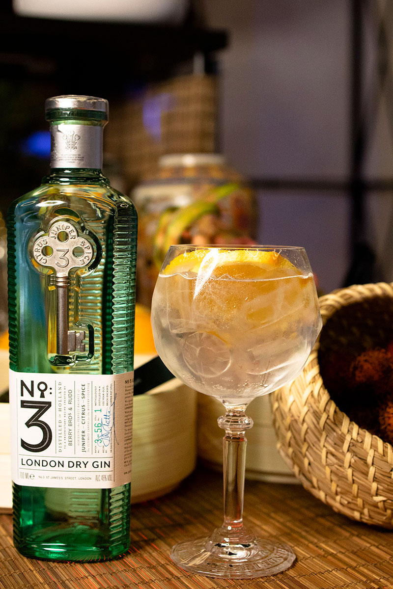 No 3 London Dry Gin & Tonic